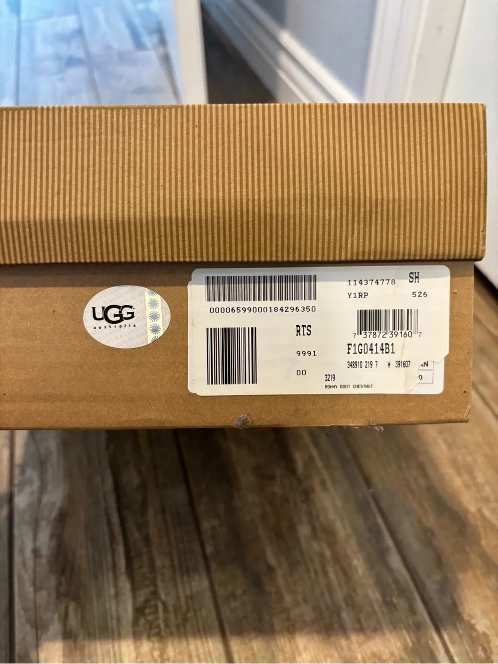 UGG Chestnut Suede Shearling Lace-Up Winter Boots